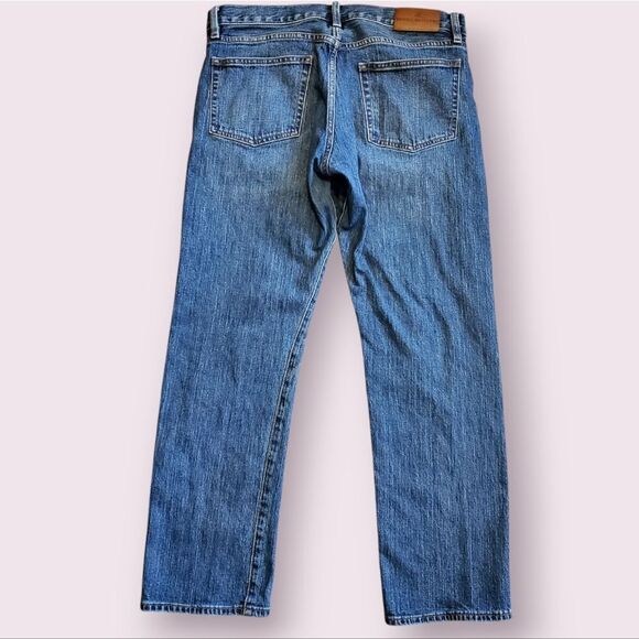 Brooks Brothers Men's Straight Fit Blue Jeans 34 x 30 | Preppy Ivy Trad | EUC - Picture 2 of 4